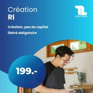 Tarif création raison individuelle à Genève - TL Fiduciaire